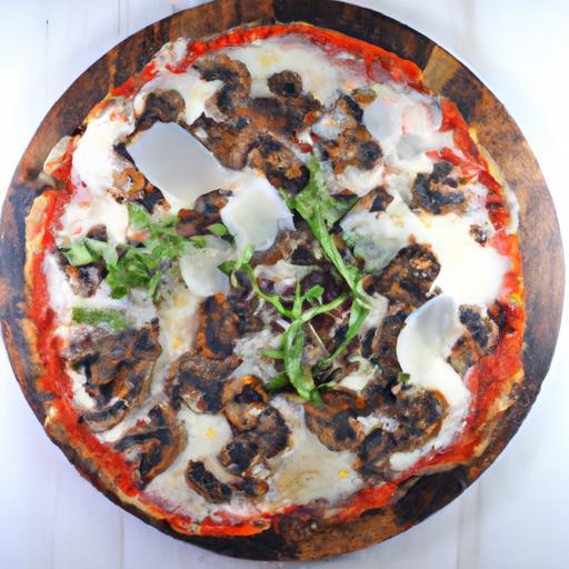 Elevate Your Slice: Pizza with Mushrooms and Truffle Oil