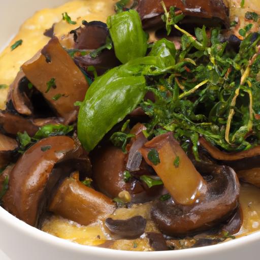 Savor Italian Polenta with Mushrooms: A Rustic Delight