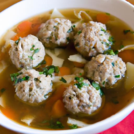 Hearty ​Italian Wedding Soup‌ with Savory Meatballs Recipe