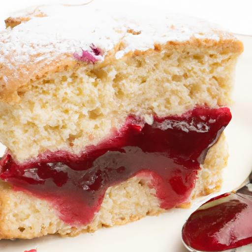 Classic Victoria Sponge ​Cake with Luscious Raspberry Jam Delight