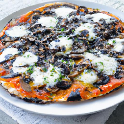 Elevate Your Slice: Pizza with Mushrooms and Truffle Oil
