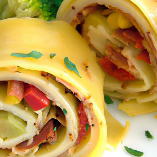 Melt-In-Your-Mouth Cheesy Baked veggie Rolls Recipe