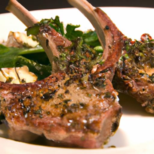 Savor Grilled Lamb ⁤Loin Chops Drizzled with‍ Garlic Butter