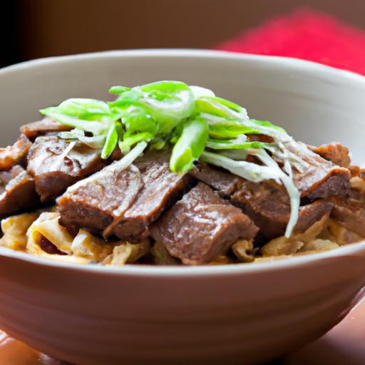 Gyudon Unveiled: Japan's⁢ Beloved Beef Bowl‌ Delight