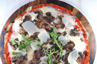 Elevate Your Slice: Pizza with Mushrooms and Truffle Oil