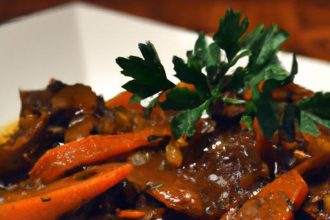 Savoring Beef Tagine with Dates: A Sweet and Spicy Journey